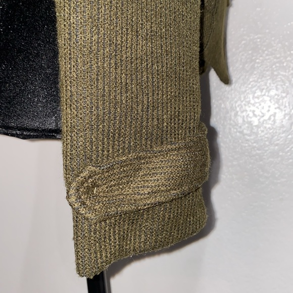 Y2K Aryn K. Green Military Button Jacket S - Picture 8 of 9